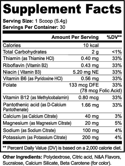 Electrolyte Hydration Powder (Lemonade)